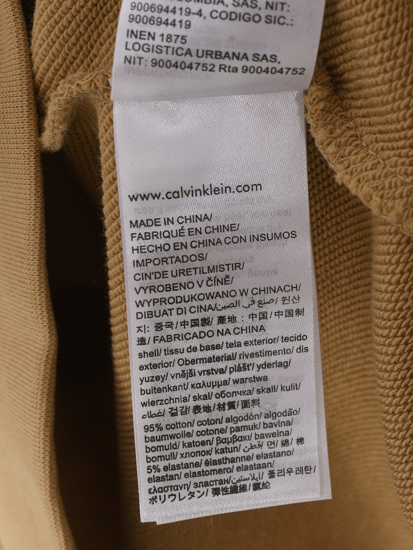 Calvin Klein Monologo Fleece Sweatshirt · A3282 — תמונה 4
