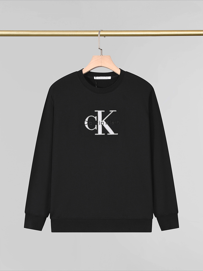 Calvin Klein Monologo Fleece Crewneck Sweatshirt · A3301 — תמונה 56