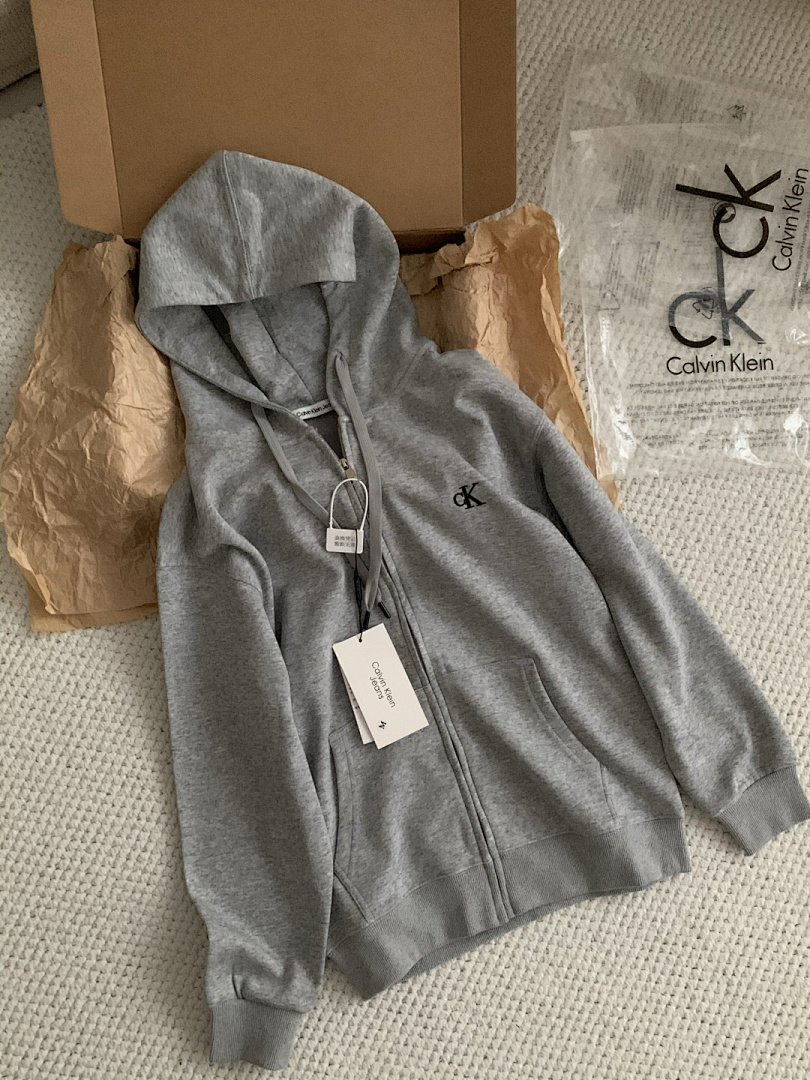 Calvin Klein Premium Terry Relaxed Zip Hoodie · A2783 — תמונה 16