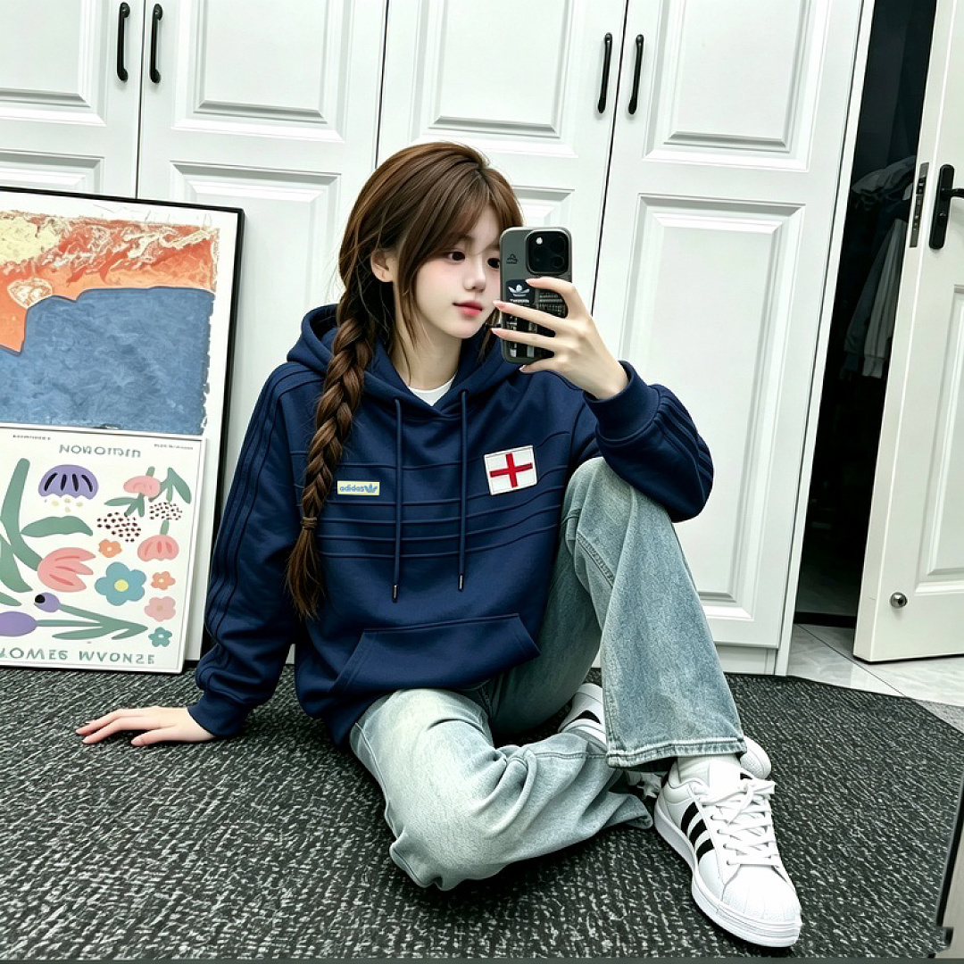 Adidas — סווטשירט וקפוצ'ון · ZT13945 — תמונה 8