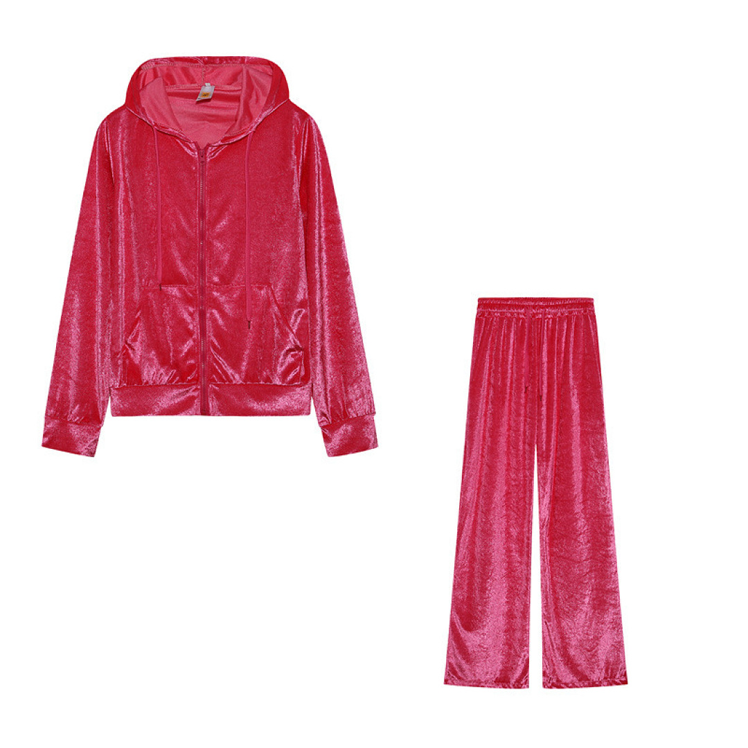 Juicy Couture OG Big Bling Velour Hoodie · ZT13978 — תמונה 4