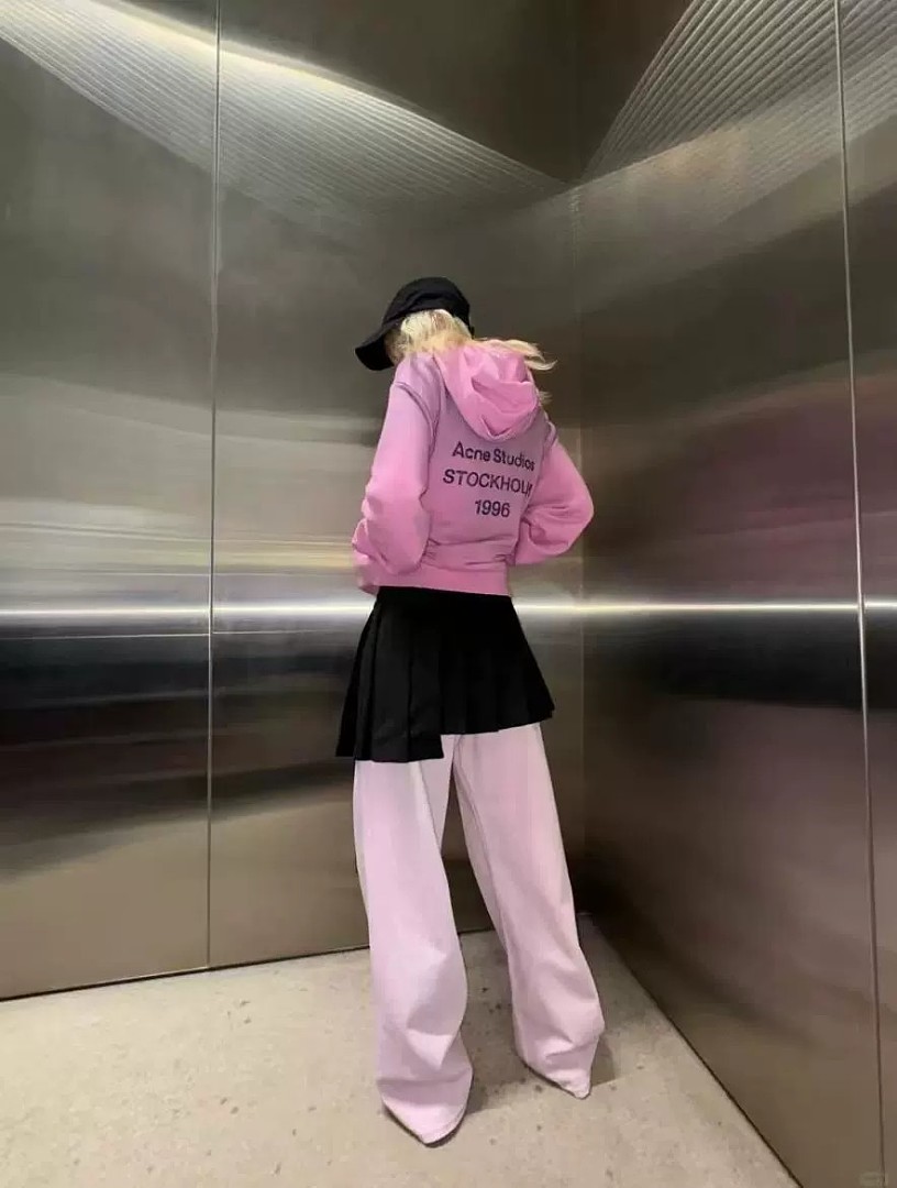 Acne Studios Fleece logo hoodie · ZT13749 — תמונה 14