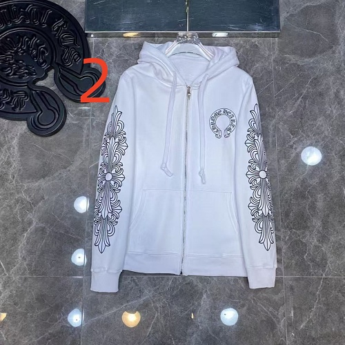 Chrome Hearts Floral Cross Zip Hoodie · ZT13677
