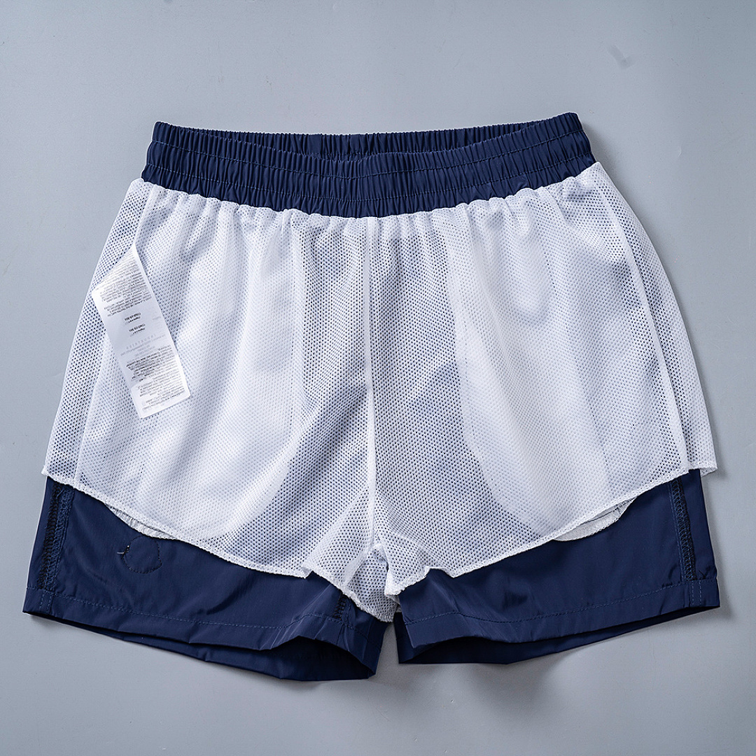 Moncler Navy Blue Logo Patch Swim · ZT12587 — תמונה 5