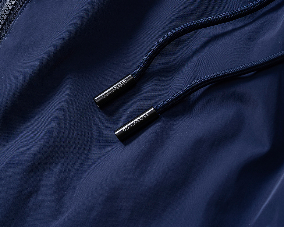 Moncler Navy Blue Logo Patch Swim · ZT12587 — תמונה 12