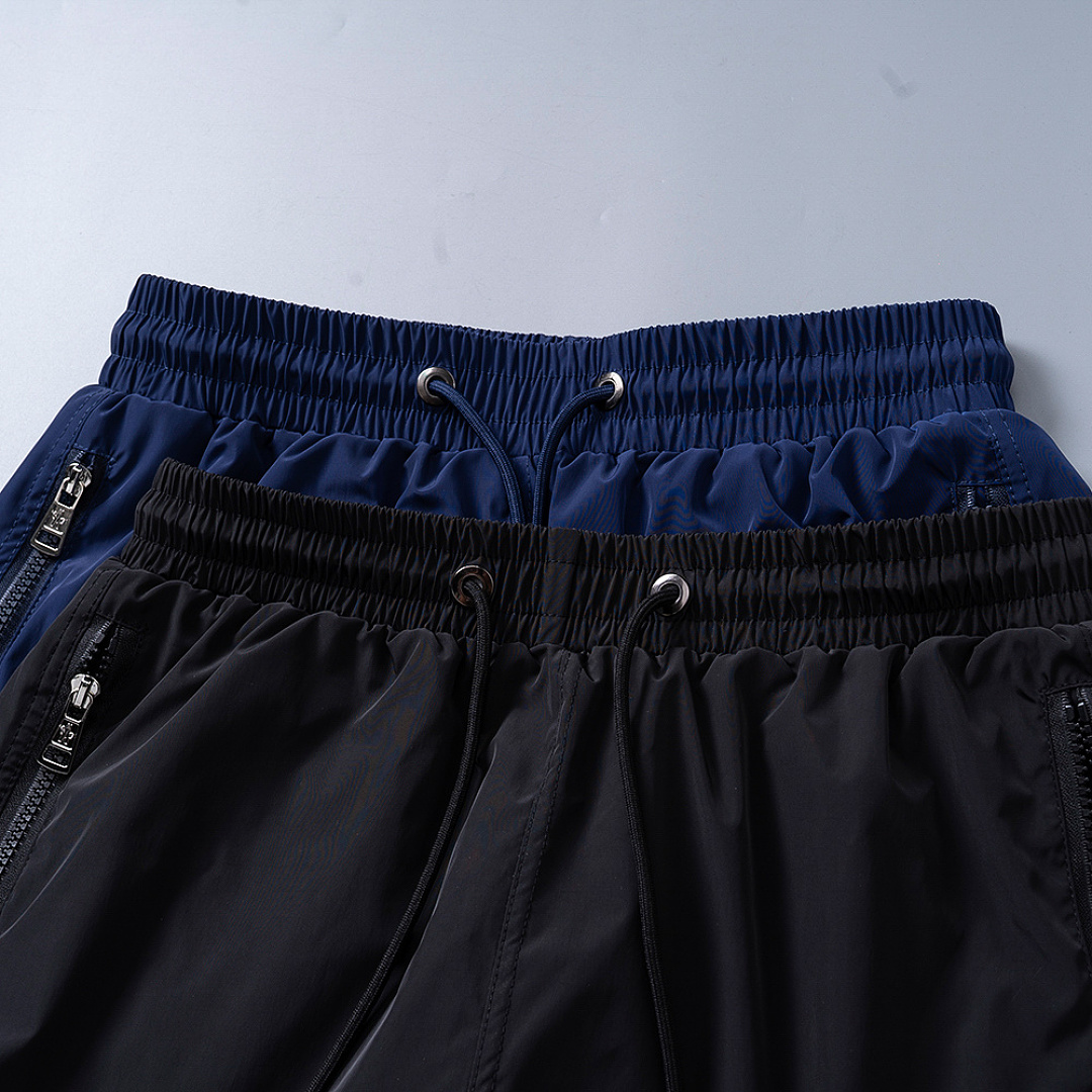 Moncler Navy Blue Logo Patch Swim · ZT12587 — תמונה 4