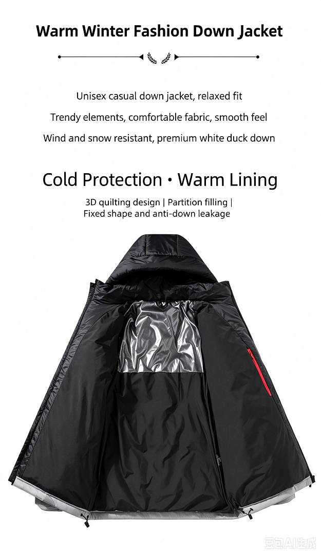 Adidas Helionic Hooded Down Jacket · ZT13782 — תמונה 8