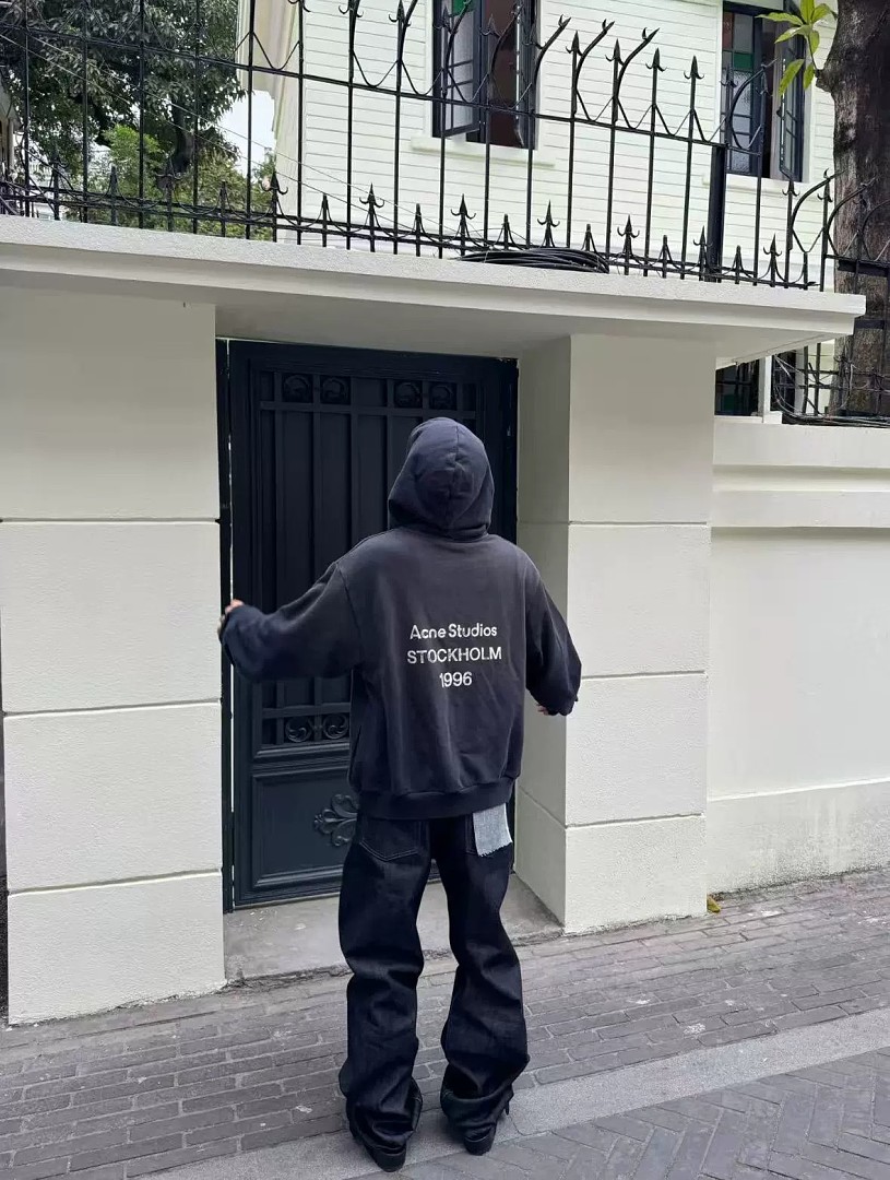 Acne Studios Fleece logo hoodie · ZT13749 — תמונה 13