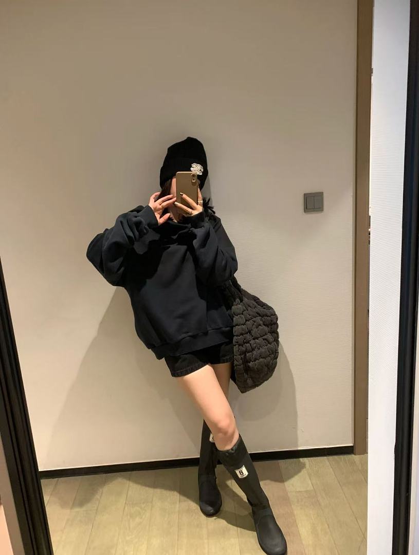 Acne Studios Fleece logo hoodie · ZT13749 — תמונה 9