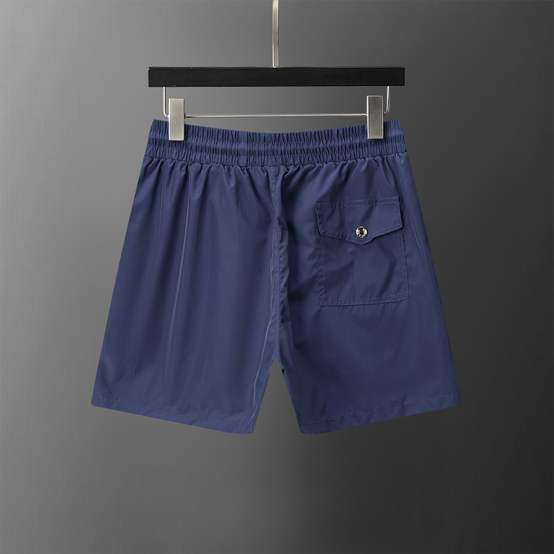 Moncler Navy Blue Logo Patch Swim · ZT12587 — תמונה 2