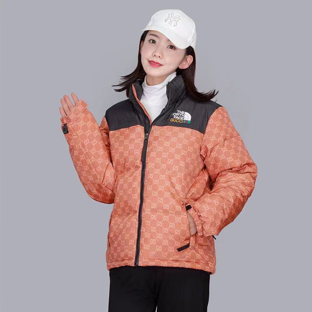The North Face x Gucci GG Monogram Puffer Jacket · ZT13768