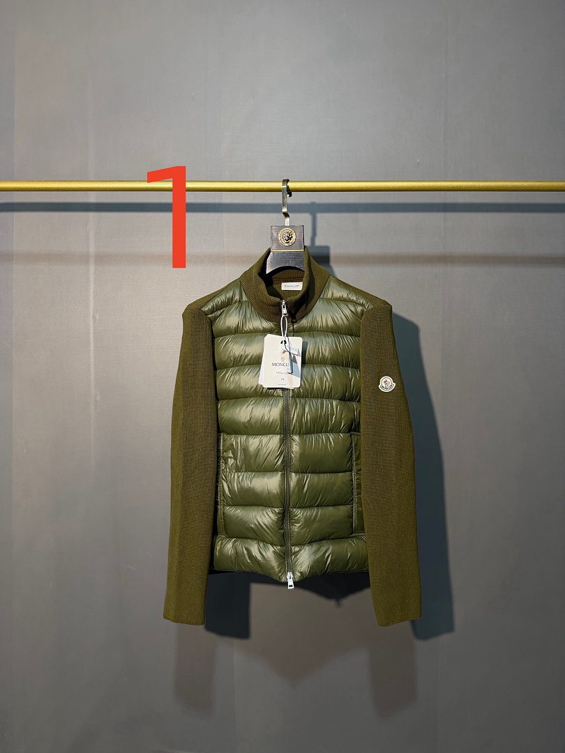 Moncler Padded Wool Zip-Up Cardigan · ZT14044 — תמונה 4