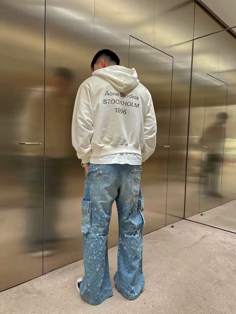 Acne Studios Fleece logo hoodie · ZT13749 — תמונה 12