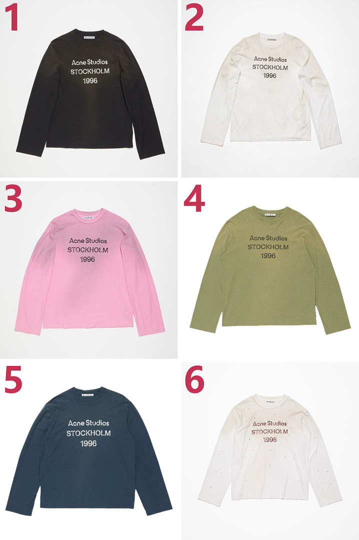 Acne Studios Sprayed 1996 logo t-shirt · ZT13759 — תמונה 2