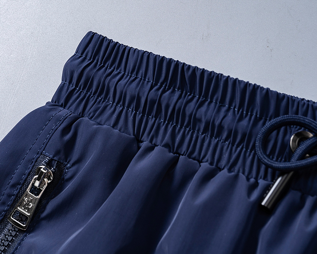 Moncler Navy Blue Logo Patch Swim · ZT12587 — תמונה 16