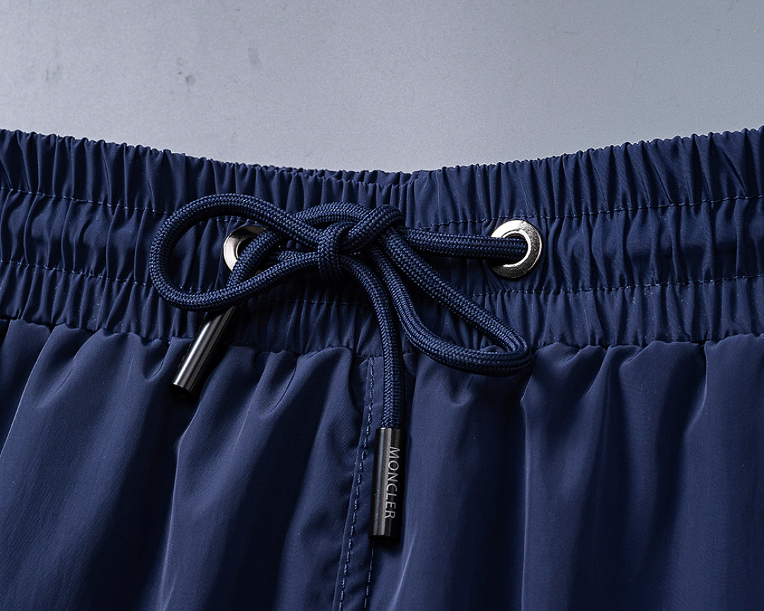 Moncler Navy Blue Logo Patch Swim · ZT12587 — תמונה 17