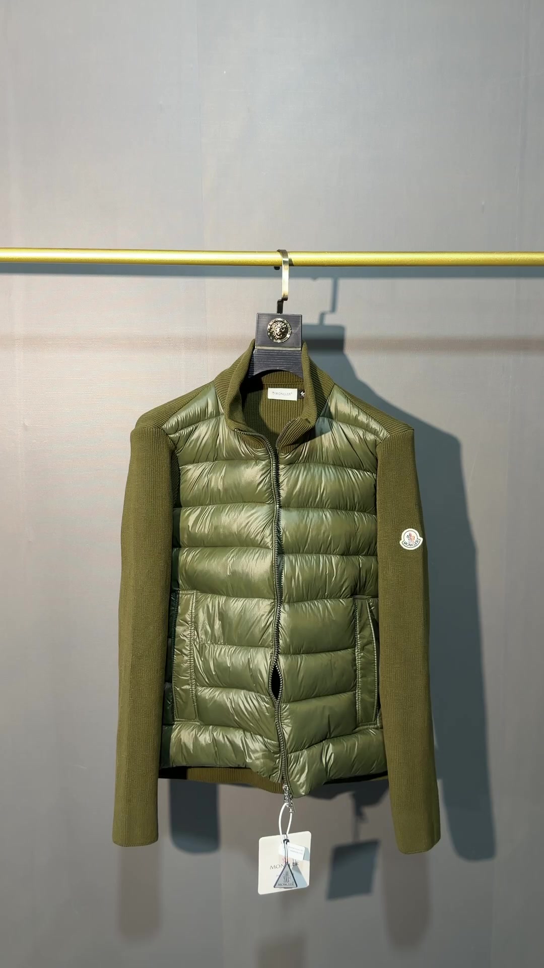 Moncler Padded Wool Zip-Up Cardigan · ZT14044 — תמונה 3