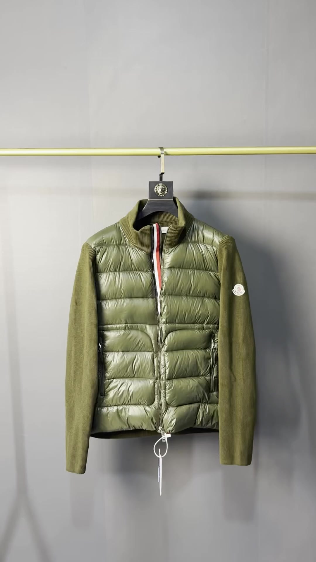 Moncler Grenoble Padded Wool Zip-Up Cardigan · ZT14050 — תמונה 3