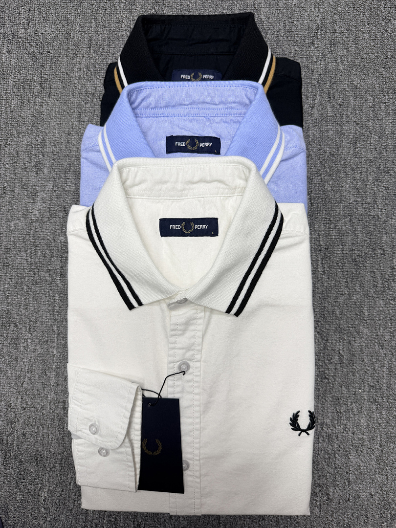 Fred Perry Polo Collar Woven Pique Shirt · A3155 — תמונה 30