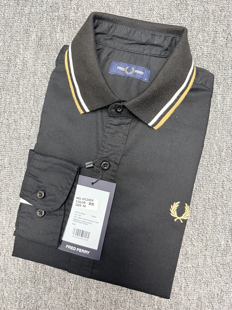 Fred Perry Polo Collar Woven Pique Shirt · A3155 — תמונה 18