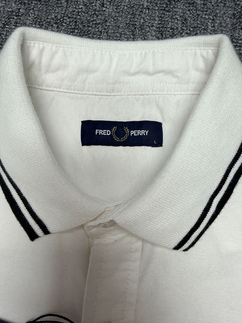 Fred Perry Polo Collar Woven Pique Shirt · A3155 — תמונה 16