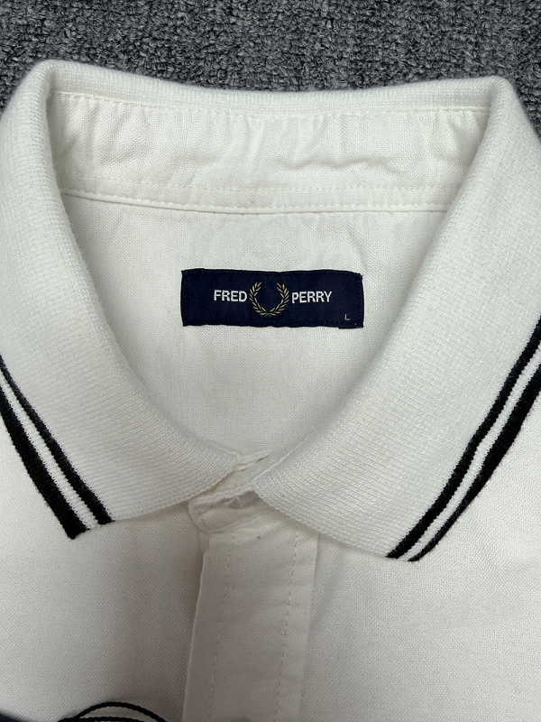 Fred Perry Polo Collar Woven Pique Shirt · A3155 — תמונה 17