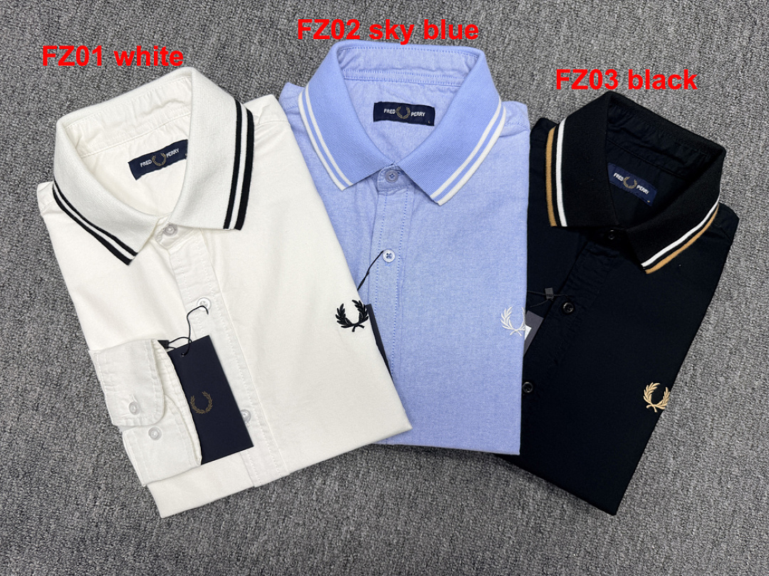 Fred Perry Polo Collar Woven Pique Shirt · A3155 — תמונה 3