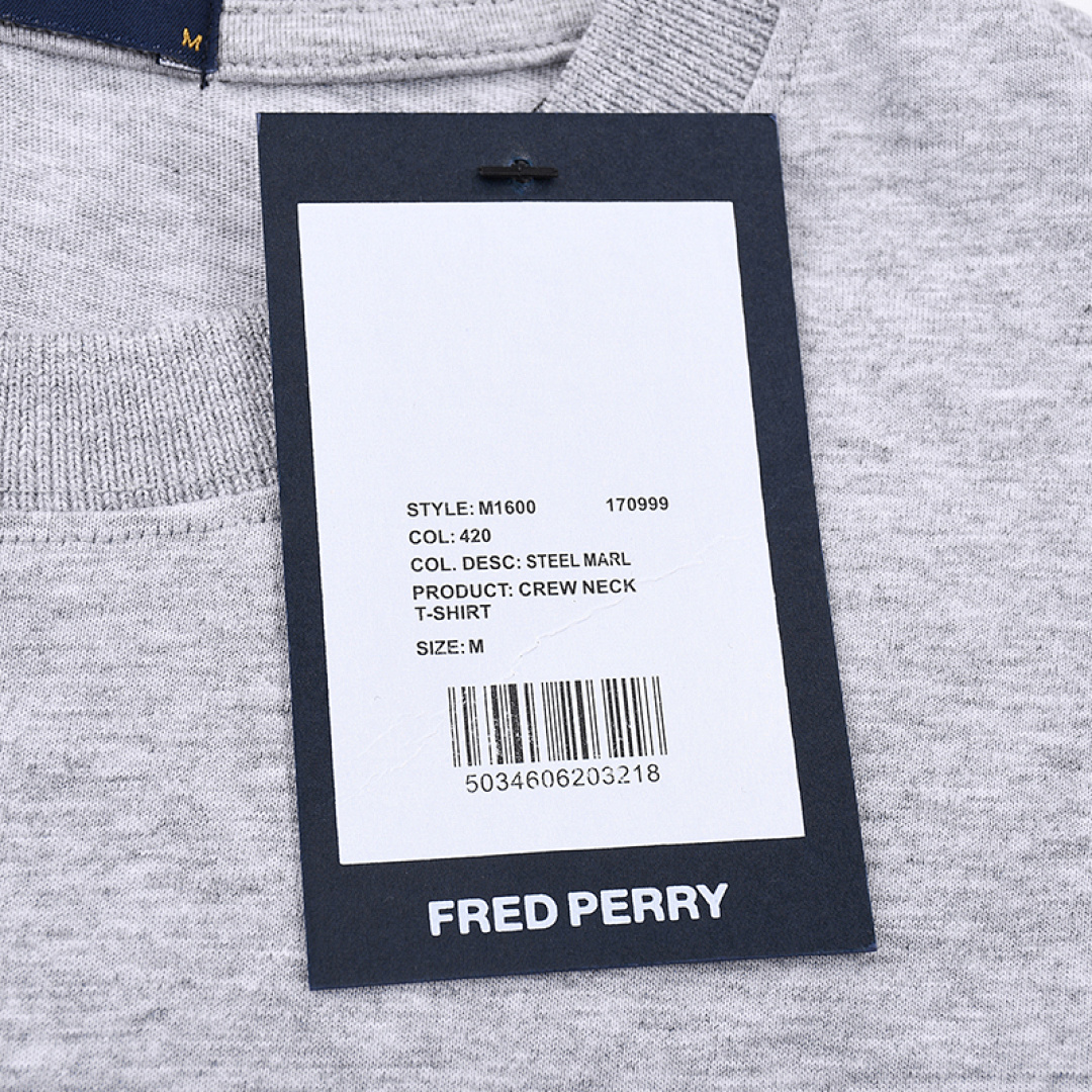 Fred Perry Crew Neck Piqué T-Shirt · A1025 — תמונה 8