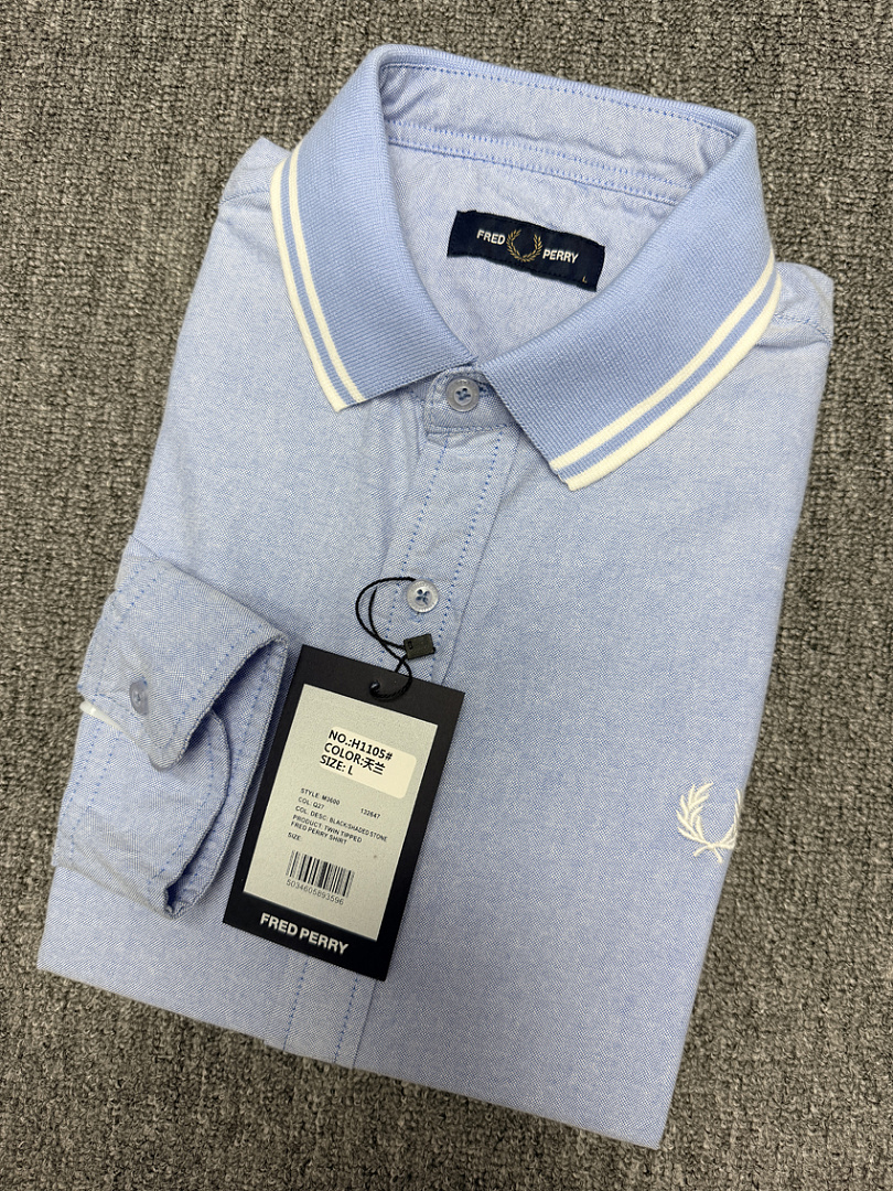 Fred Perry Polo Collar Woven Pique Shirt · A3155 — תמונה 22