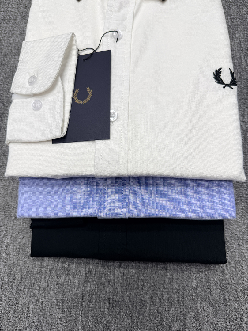 Fred Perry Polo Collar Woven Pique Shirt · A3155 — תמונה 24