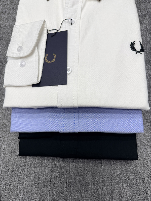 Fred Perry Polo Collar Woven Pique Shirt · A3155 — תמונה 25