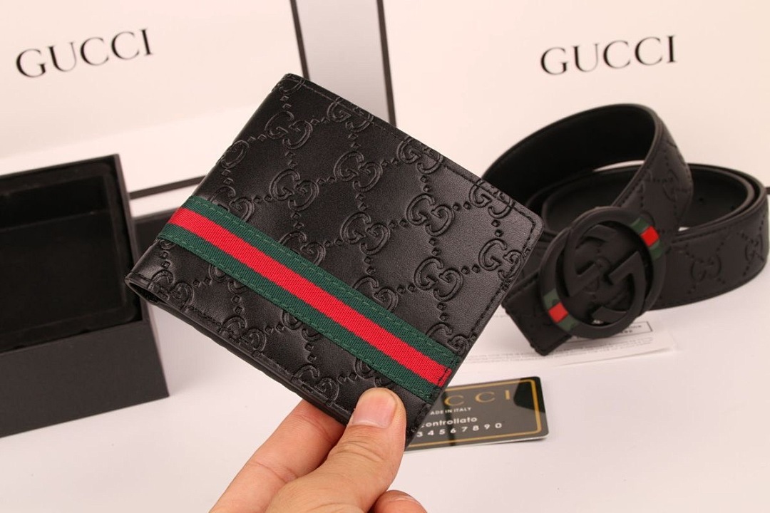 gucci WG11754 120CM BELT+WALLET
