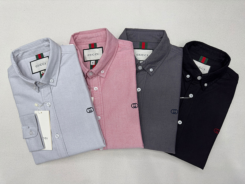 A643 Gucci men shirt long sleeve — תמונה 30