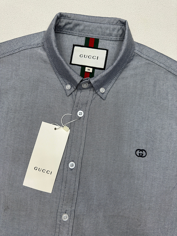A643 Gucci men shirt long sleeve — תמונה 18