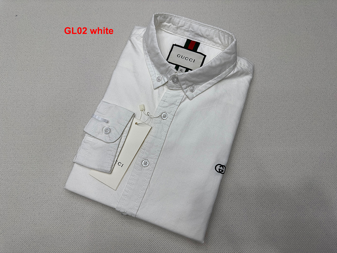 A643 Gucci men shirt long sleeve — תמונה 9