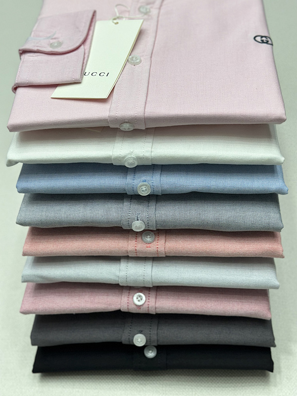 A643 Gucci men shirt long sleeve — תמונה 22