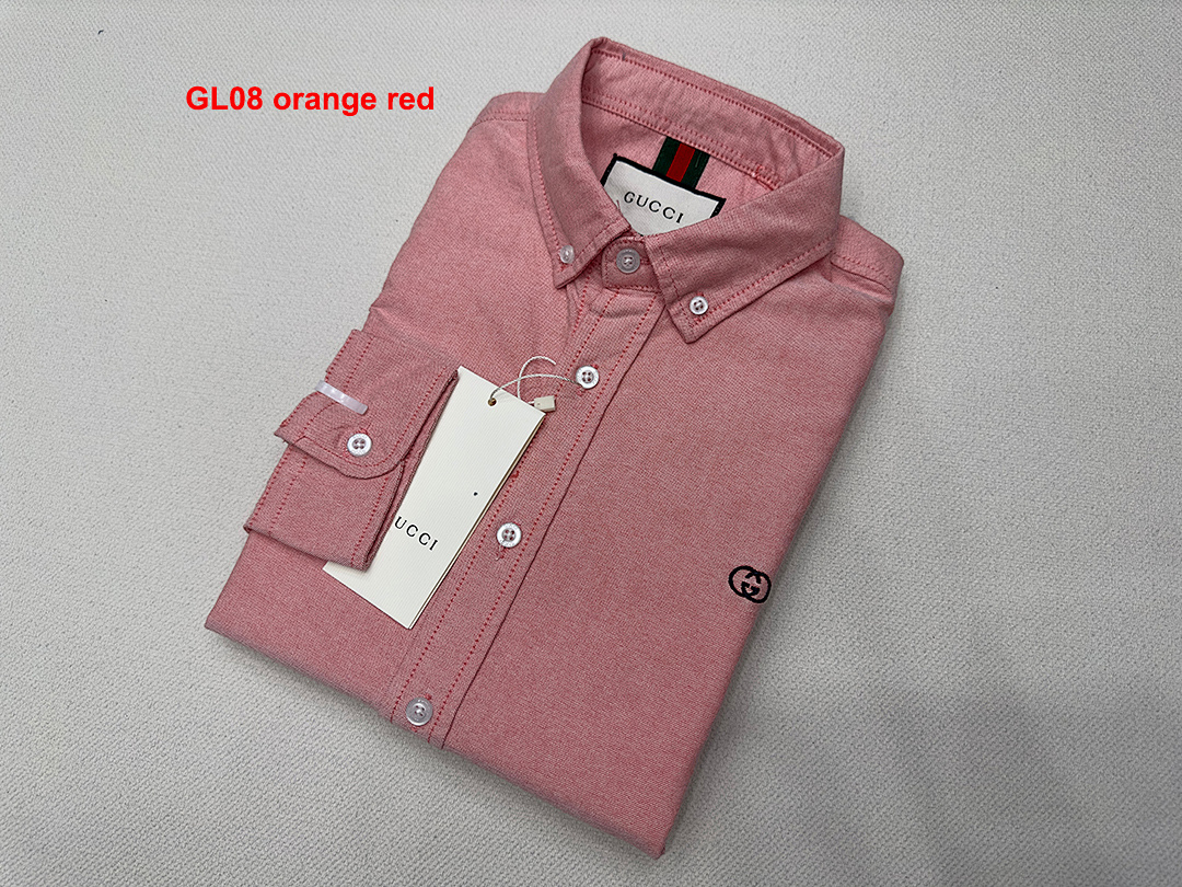 A643 Gucci men shirt long sleeve — תמונה 5