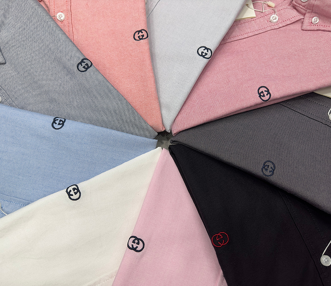 A643 Gucci men shirt long sleeve — תמונה 23