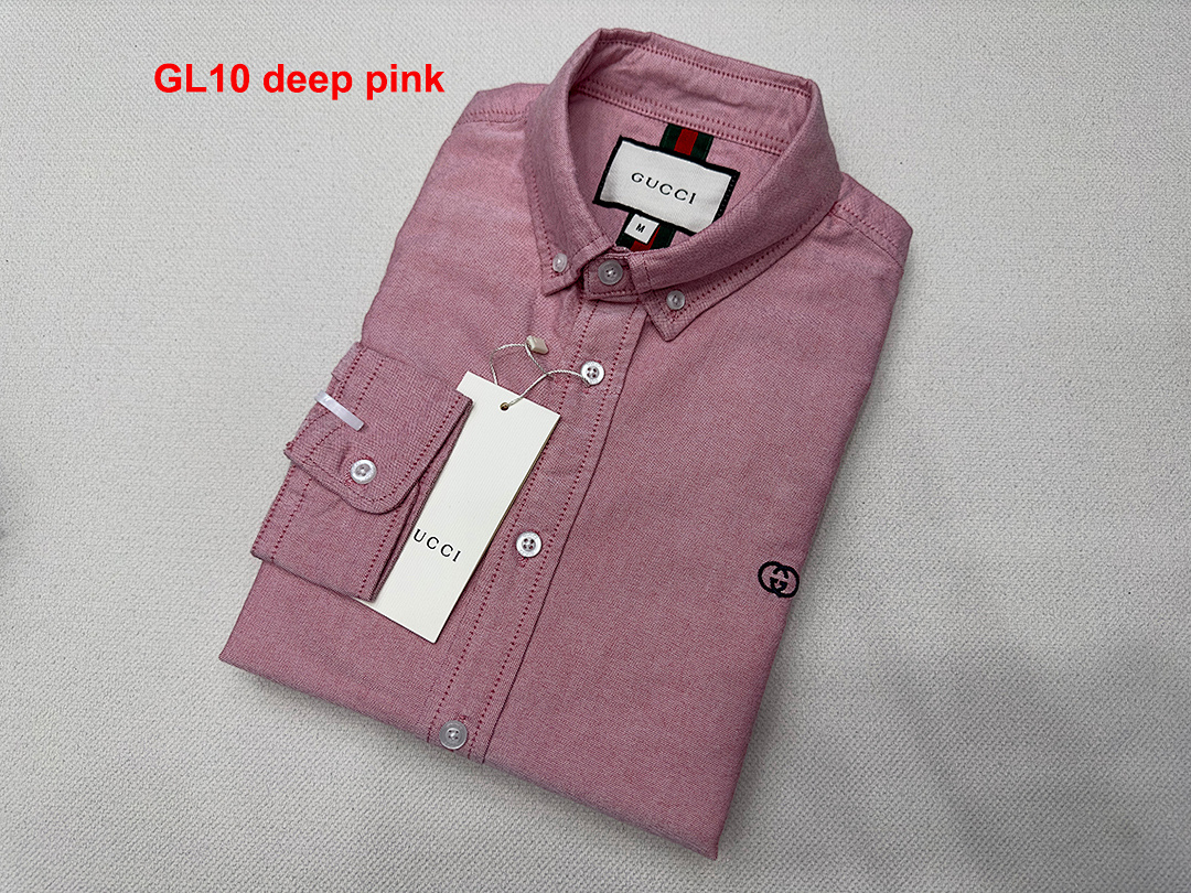 A643 Gucci men shirt long sleeve — תמונה 4
