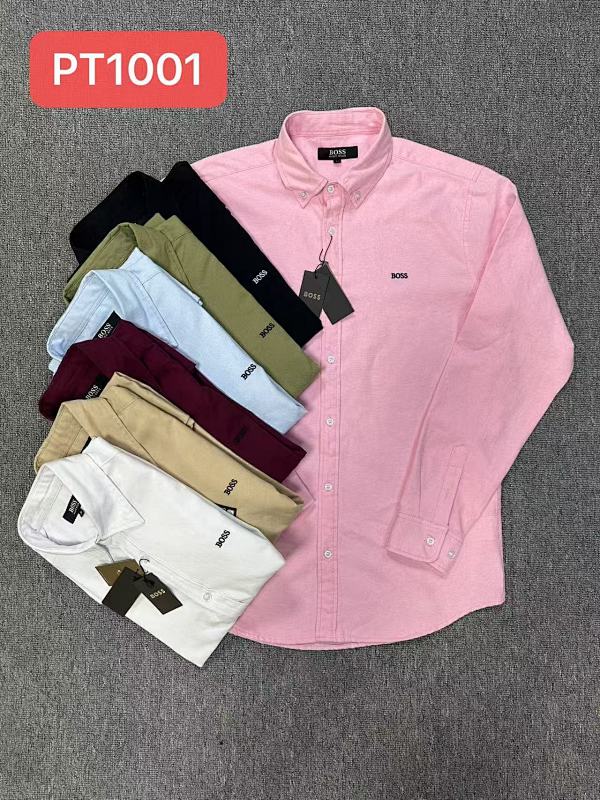 Hugo Boss Regular-fit shirt in dynamic cotton · A2828 — תמונה 13