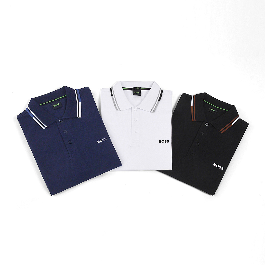 Hugo Boss Stripe-trim polo shirt · A2445 — תמונה 62
