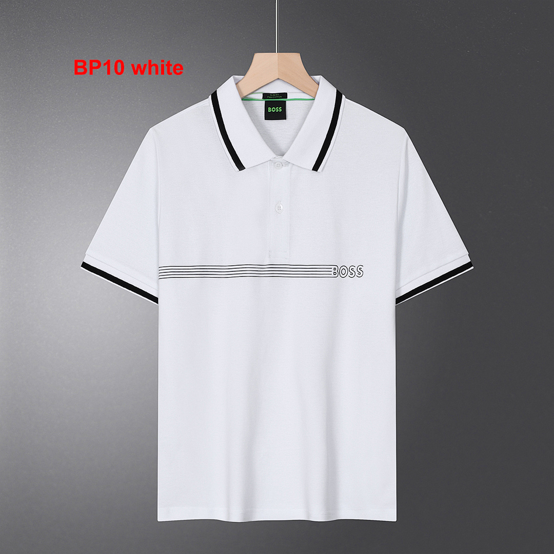 Hugo Boss Stripe-trim polo shirt · A2445 — תמונה 10