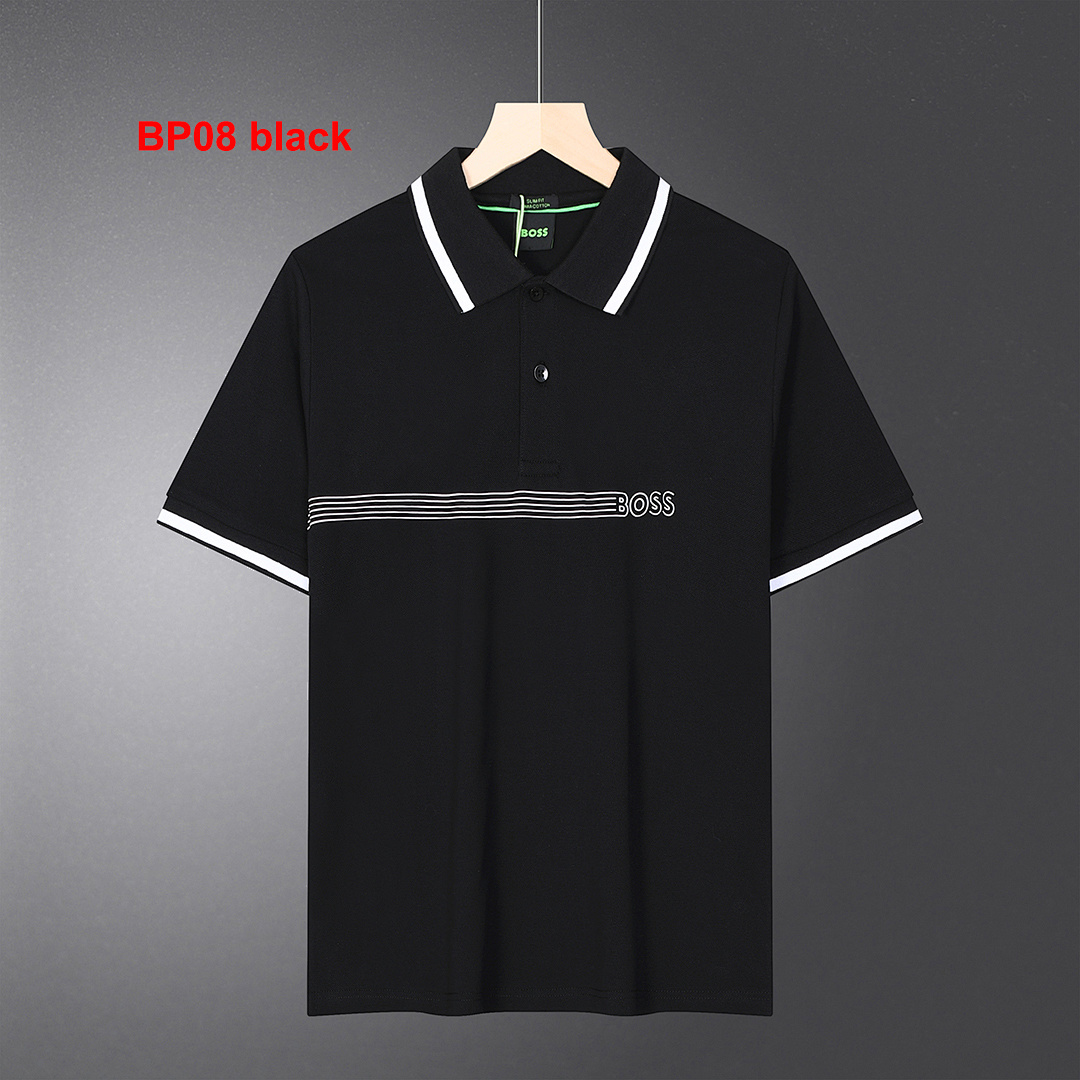 Hugo Boss Stripe-trim polo shirt · A2445 — תמונה 12