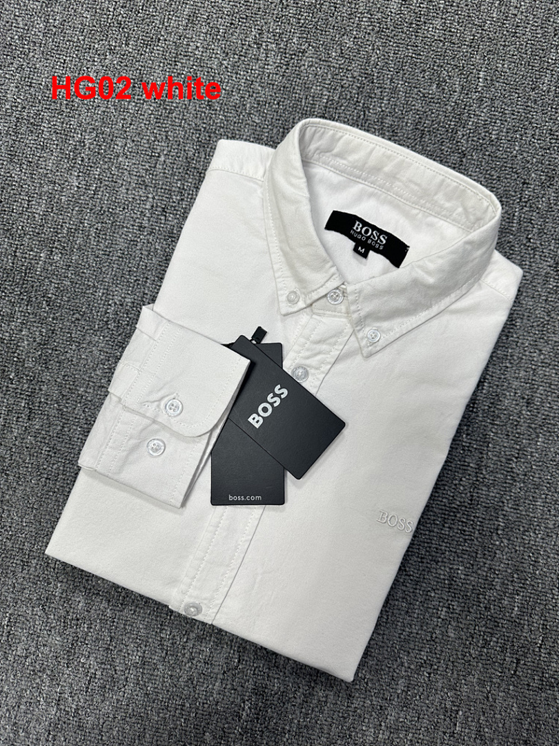 Hugo Boss Regular-fit button-down shirt in Oxford · A2501 — תמונה 9