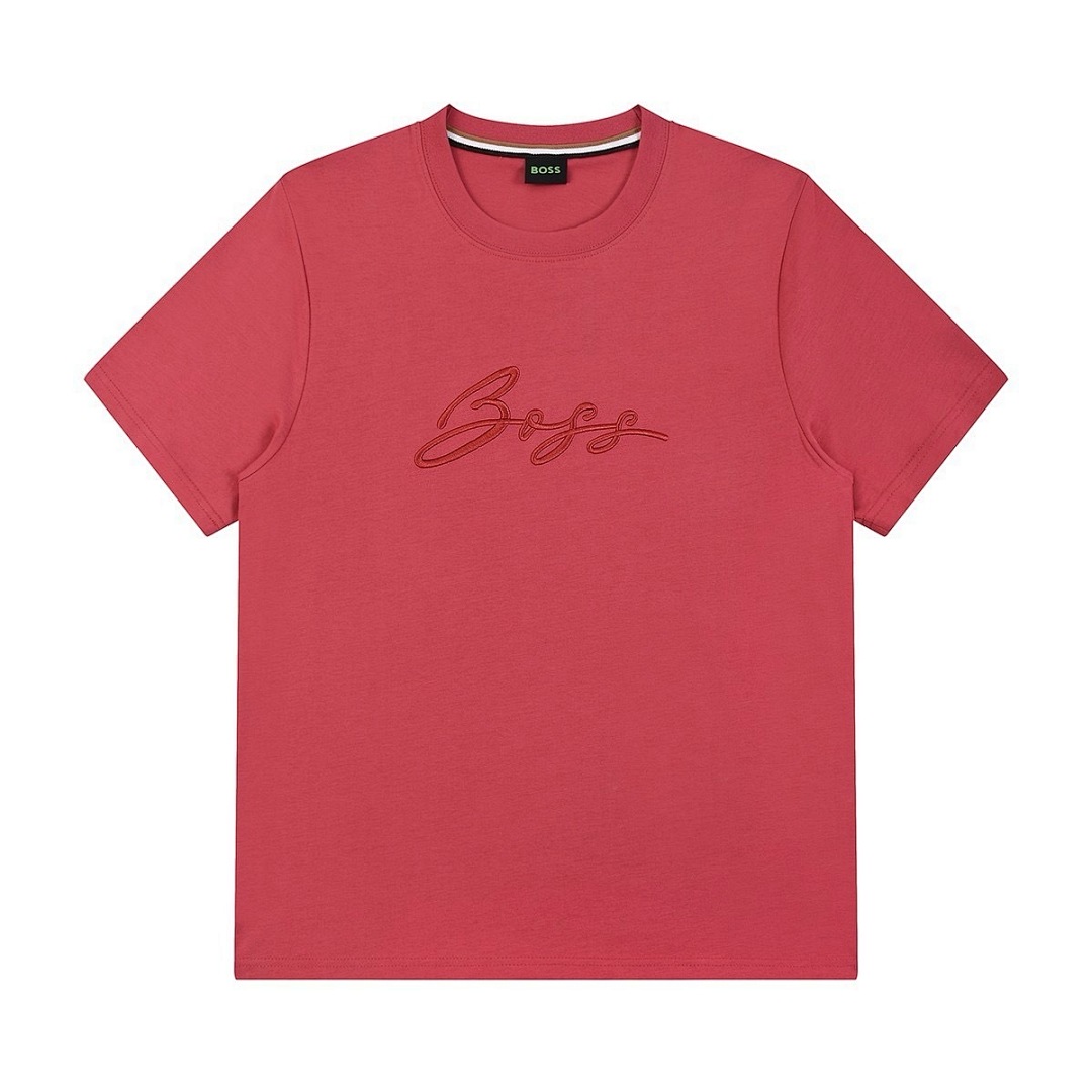 Hugo Boss Cotton-jersey regular-fit T-shirt with script · A2997 — תמונה 15