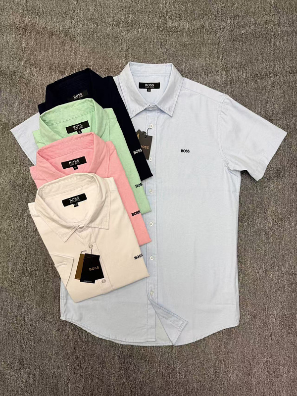Hugo Boss Regular-fit shirt in dynamic cotton · A3113