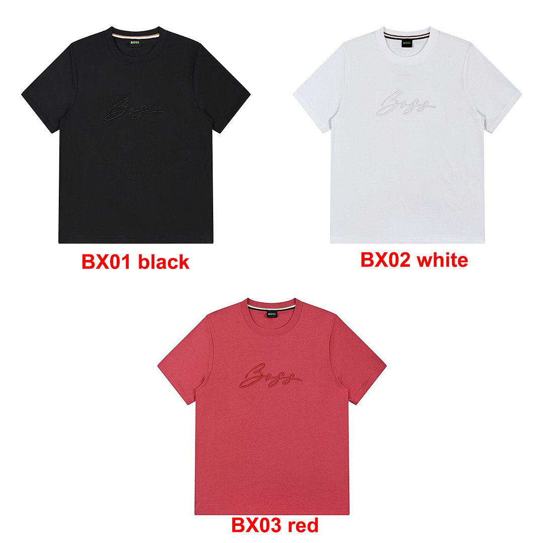 Hugo Boss Cotton-jersey regular-fit T-shirt with script · A2997
