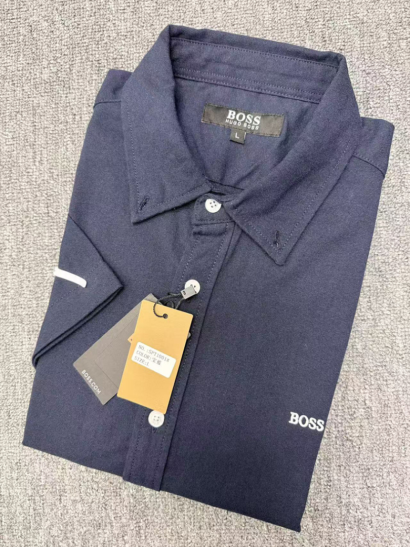Hugo Boss Regular-fit shirt in dynamic cotton · A3113 — תמונה 12