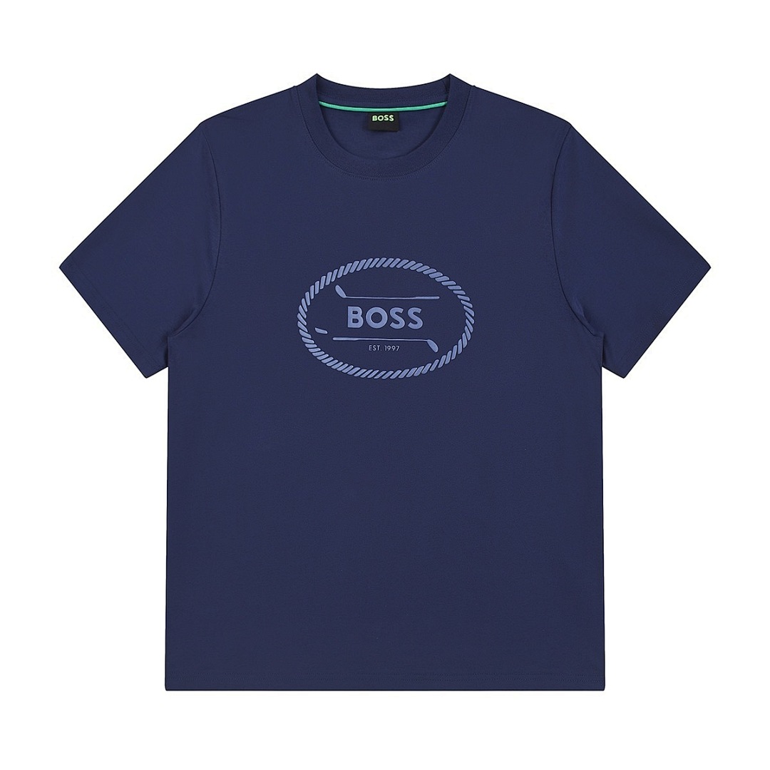 Hugo Boss Cotton-jersey regular-fit T-shirt with script · A2997 — תמונה 9