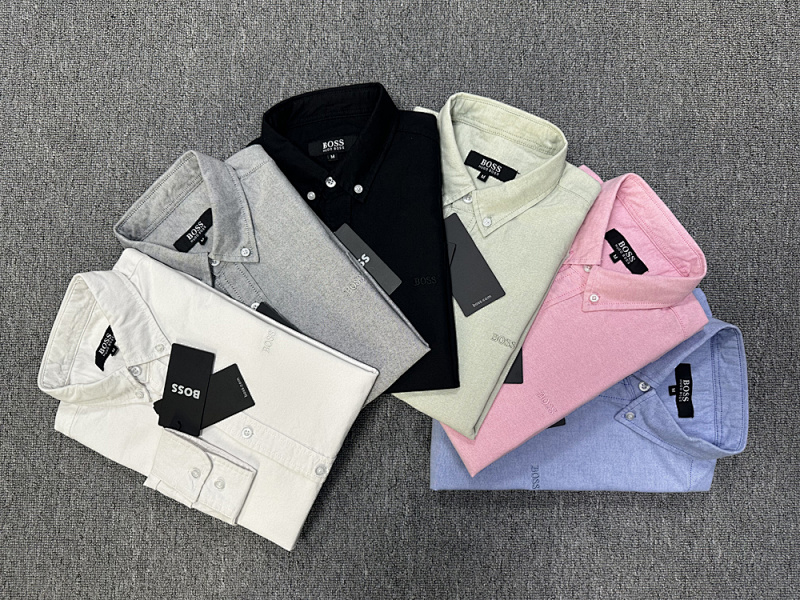 Hugo Boss Regular-fit button-down shirt in Oxford · A2501 — תמונה 12